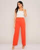 Yes Play High Waist Casual Trousers Orange