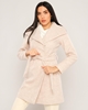 Mangosteen Casual Woman Coats Caramel