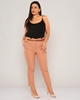 Zanzi High Waist Work Wear Trousers لون الجمل