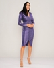 Explosion Knee Lenght Night Wear Dresses Purple