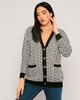 Yes Play Buttoned Casual Cardigans Siyah - Ekru