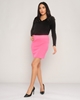 Yes Play Casual Skirts Fuchsia