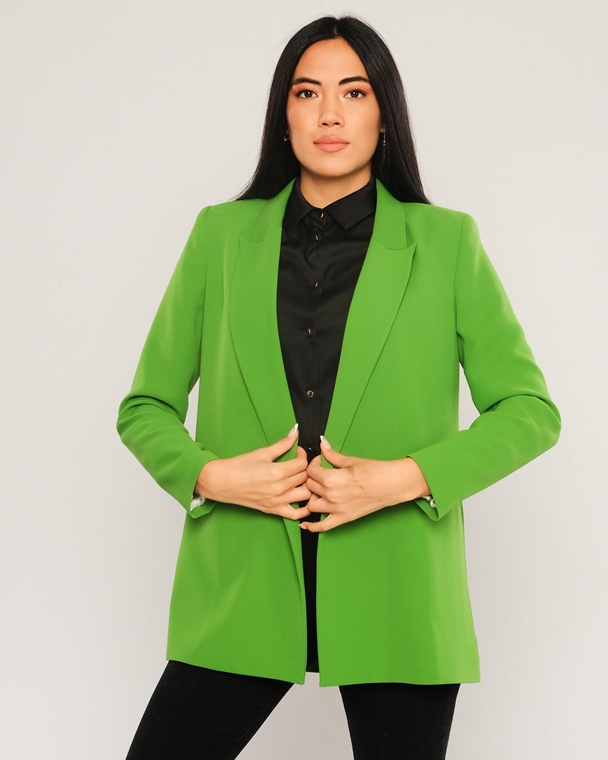 Explosion Blazer İş Elbisesi Ceket Siyah Mavi Yeşil Turuncu Taş Açık Yeşil Koyu Fuşya