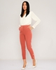 Sln High Waist Casual Trousers коричневый