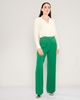 Explosion High Waist Casual Trousers أخضر