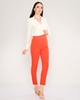 Explosion High Waist Casual Trousers Orange