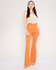 Zanzi High Waist Casual Trousers Orange