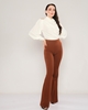 Zanzi High Waist Casual Trousers 015KAHVE