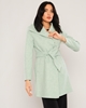 Mangosteen Casual Woman Coats Mint