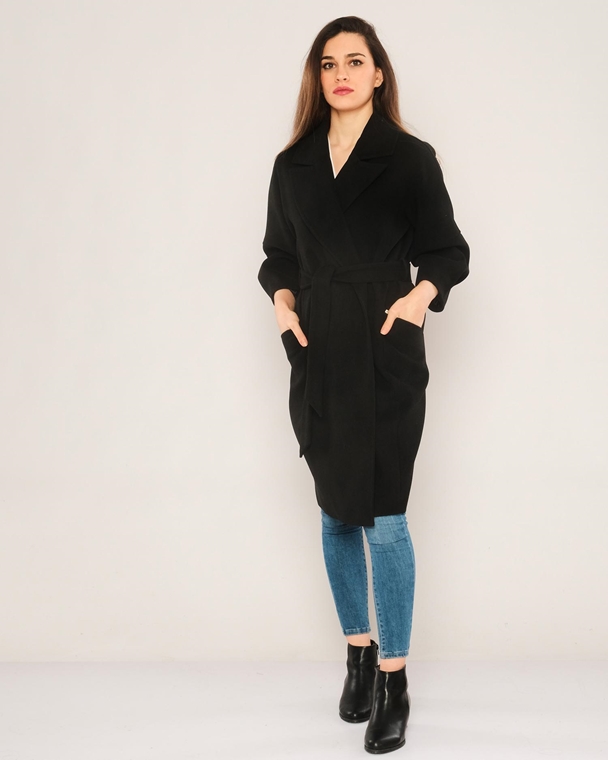 Dolce Bella Knee Lenght Street Wear Woman Coats