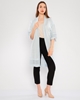 Pitiryko Open-Ended Casual Cardigans Blue