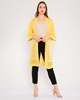 Pitiryko Open-Ended Casual Cardigans Yellow
