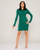 Yes Play Mini Long Sleeve Casual Dresses أخضر