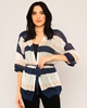 Pitiryko Hooded Belted Casual Cardigans أزرق غامق