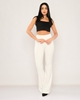 Zanzi High Waist Casual Trousers الكراميل