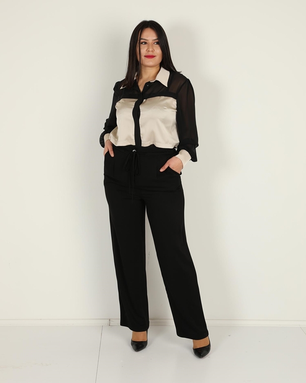 Dimare High Waist Casual Trousers