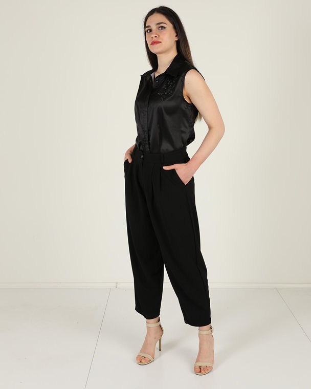 Tugce & Ece С завышенной талией повседневная одежда Оптом женские брюки