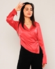 Lila Rose Long Sleeve Casual Blouses مرجان