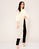 Pitiryko Open-Ended Casual Cardigans Cream