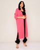 Pitiryko Open-Ended Casual Cardigans Fuchsia