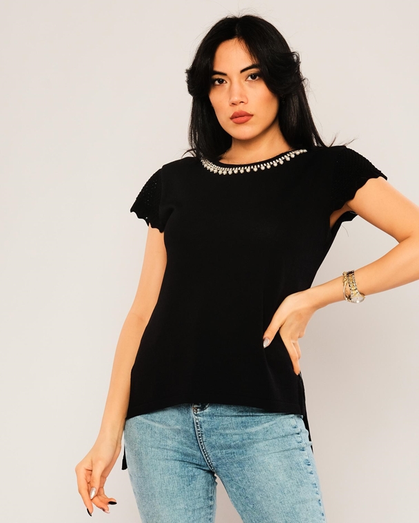 Yes Play Short Sleeve Casual Blouses