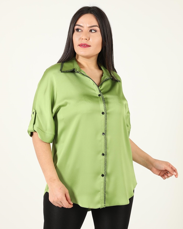 Tugce & Ece Short Sleeve Normal Neck Casual Shirts