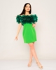 Mascka Night Wear Dresses أخضر