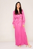Lila Rose Maxi Long Sleeve Casual Dresses розовый