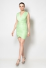 Rengin Night Wear Evening Dresses Green