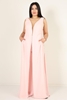 Rengin Night Wear Jumpsuits Pudra