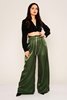 Lila Rose High Waist Casual Trousers зеленый