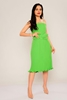 Green Country Knee Lenght Casual Dresses أخضر