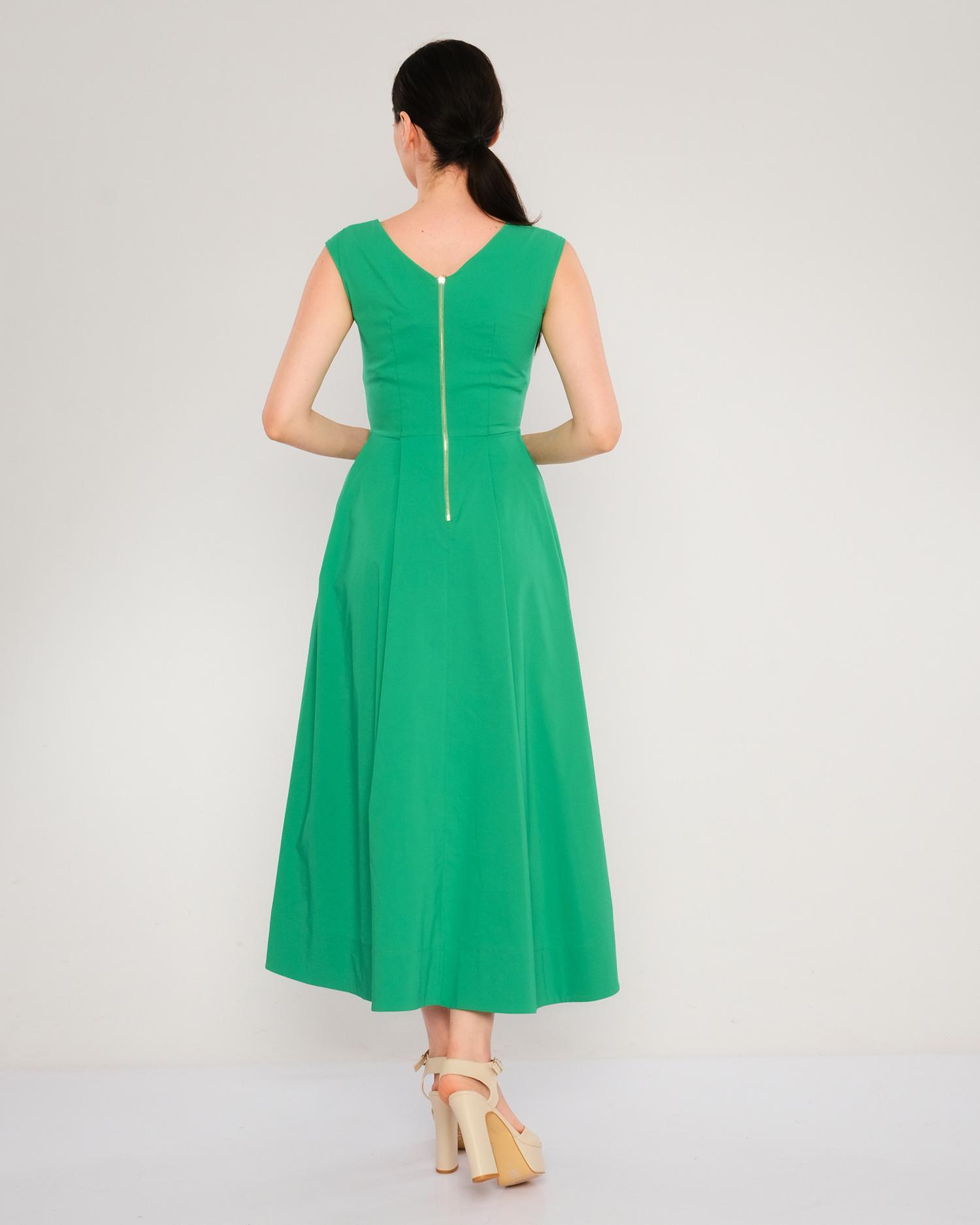 Green Country Maxi Sleevless Casual Dresses