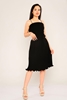 Green Country Knee Lenght Casual Dresses Black