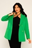 Dolce Bella Short Casual Woman Coats Green