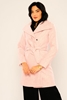 Mangosteen Casual Woman Coats مسحوق