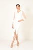 Panas Line Night Wear Dresses أبيض