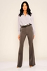 Zanzi High Waist Casual Trousers Anthracite