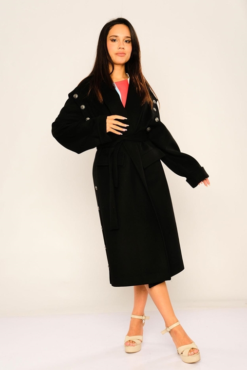 Tosato Knee Lenght Street Wear Woman Coats