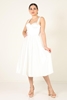 Sohsha Night Wear Evening Dresses White