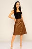 Selen Casual Skirts Brown