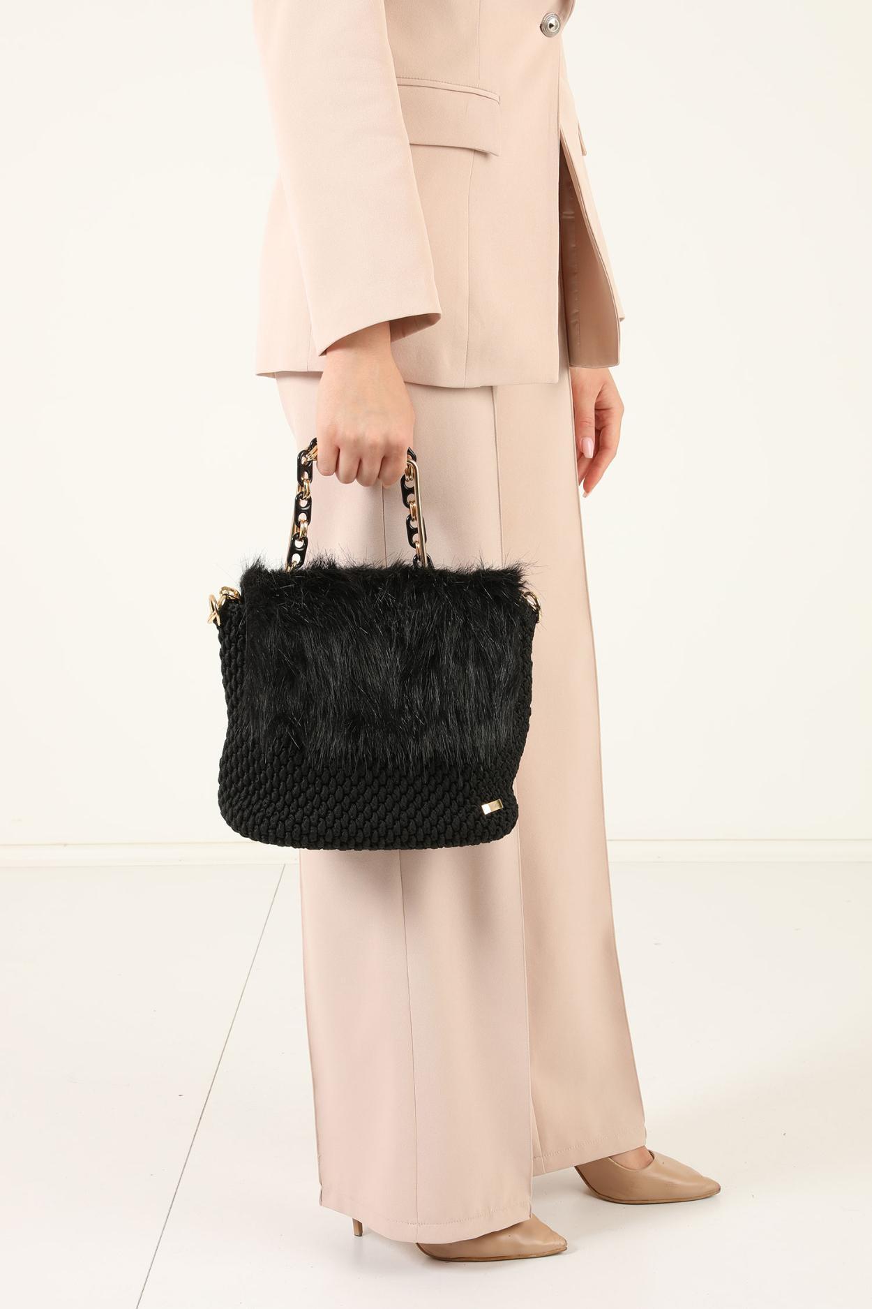 Buy Aisa Choice Women's Faux Fur Tote Purse Furry Leopard Large Capacity  Shoulder Bag Satchel Handbag Online at desertcartINDIA