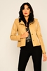 Explosion Leather Casual Jackets Camel