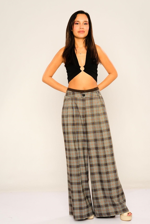 Mees High Waist Casual Trousers