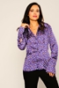 Mees Casual Blouses Purple