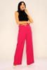 Explosion High Waist Casual Trousers Macenta