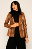 Mangosteen Blazer Casual Jackets Tan