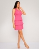 Green Country Mini Sleevless Casual Dresses Pink
