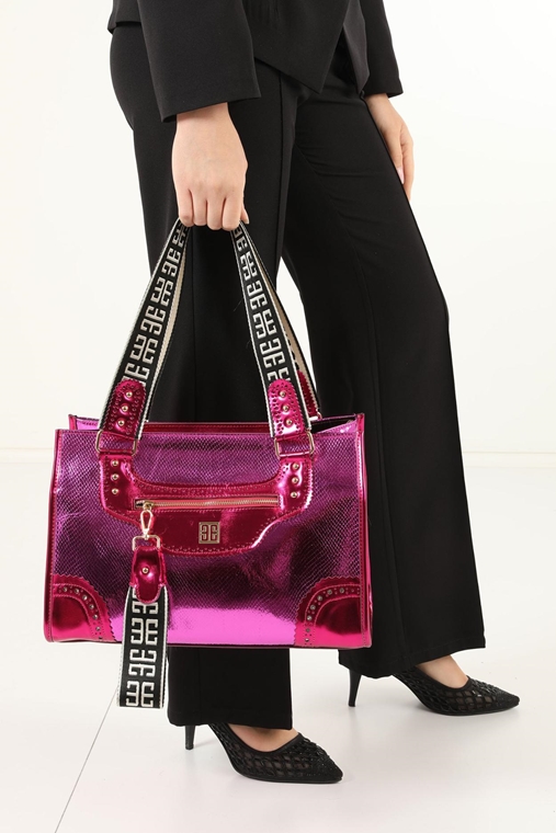 Explosion Casual Bags Black Gold Fuchsia Anthracite