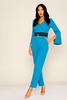 Explosion Casual Jumpsuits Turquoise